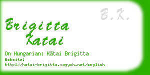 brigitta katai business card
